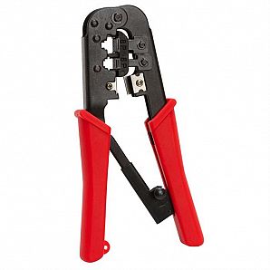 Dual Modular RJ12/RJ11/RJ45 Ratchet Crimping Tool