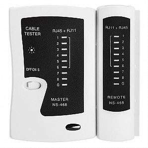 Multi-functional LED Network Cable Tester for BNC, RJ11, RJ12 and RJ45